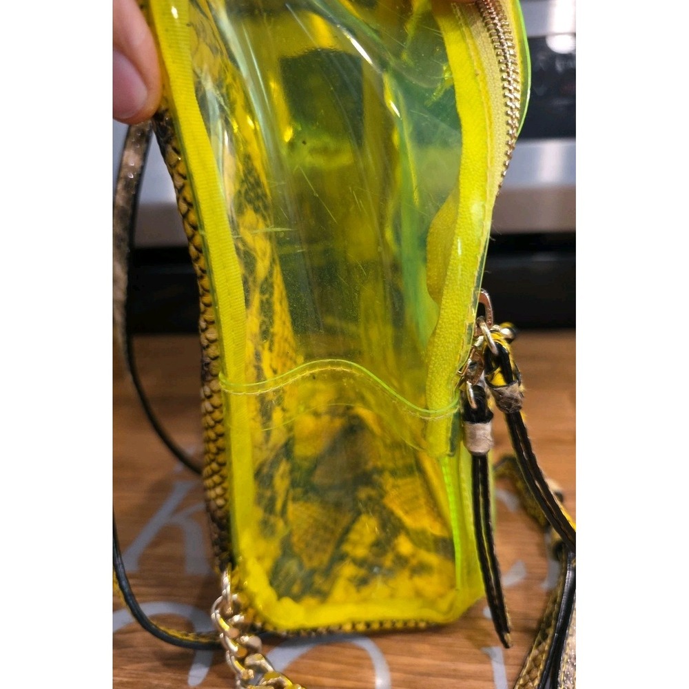 Victorias‎ Secret Girls Neon Green Snake Print Small Backpack - Picture 8 of 9